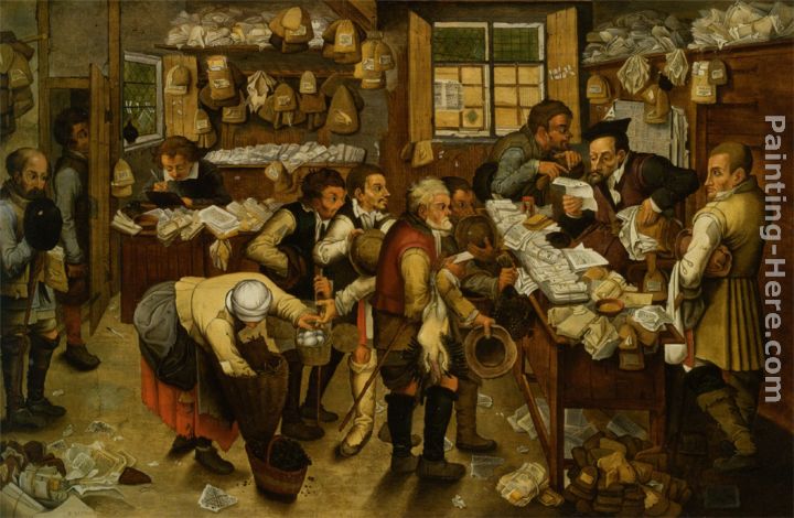 The Payment of Tithes painting - Pieter the Younger Brueghel The Payment of Tithes art painting